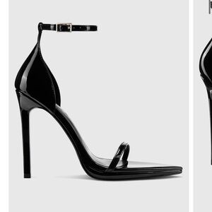 Femme LA Opera Sandal Black Patent